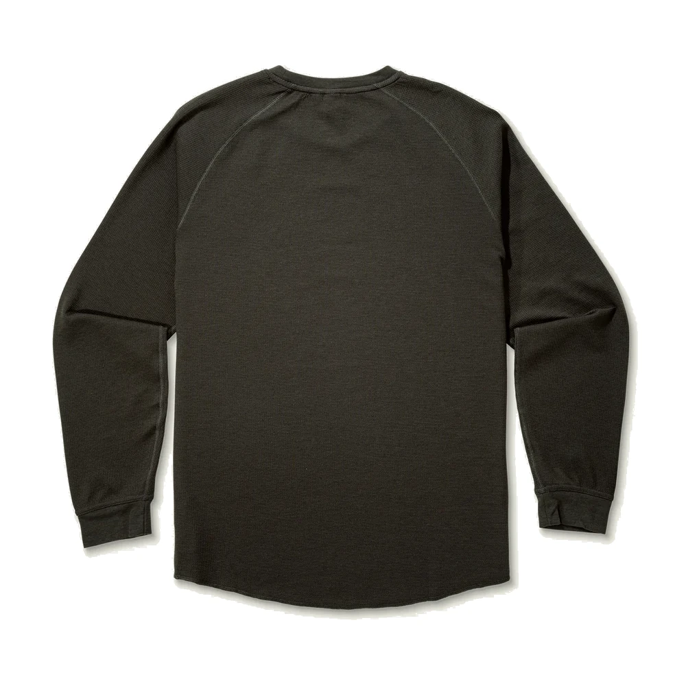 Marsh Wear Surfside Long-Sleeve Waffle Shirt - Raven