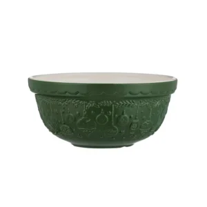 Mason Cash Deck The Halls Mixing Bowl - Green
