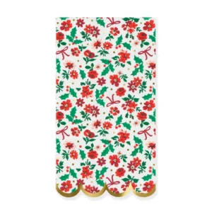 Meri Meri Holly Ditsy Floral Guest Paper Towels - 16 Pack