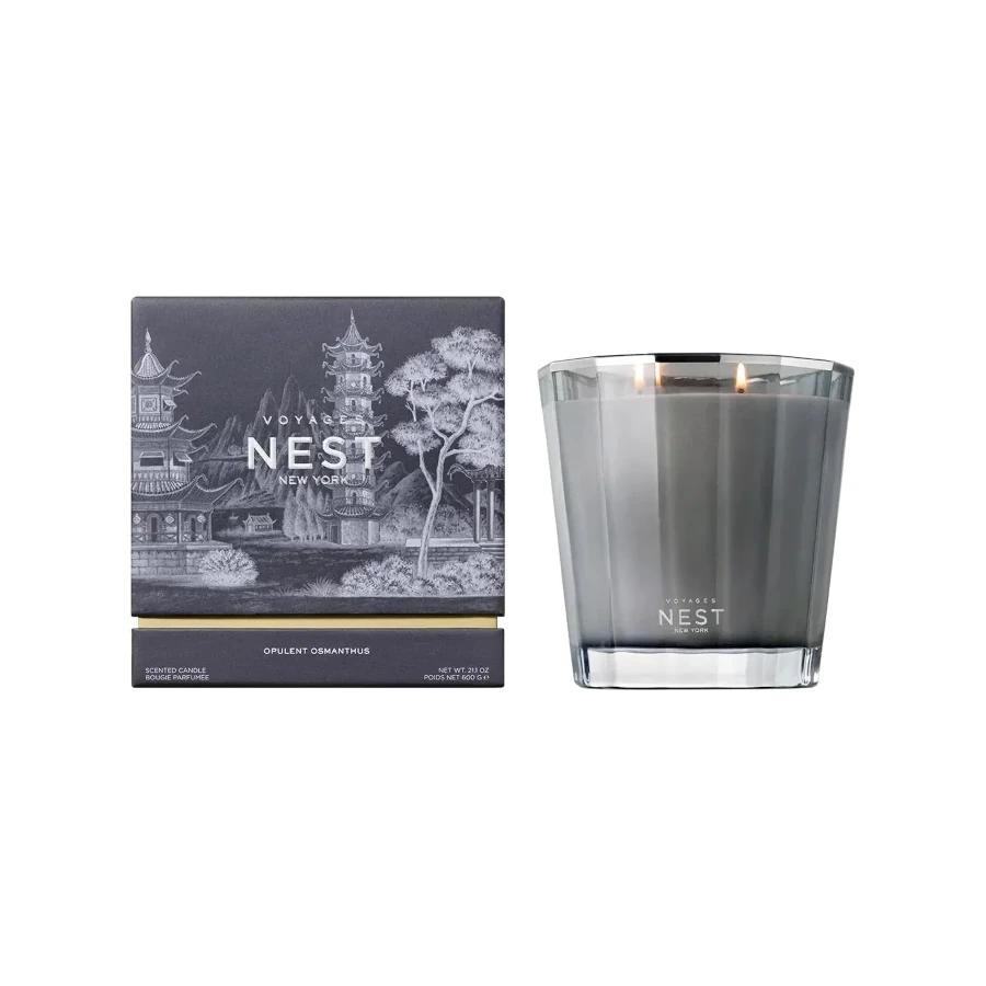 NEST VOYAGES Opulent Osmanthus 2-Wick Candle