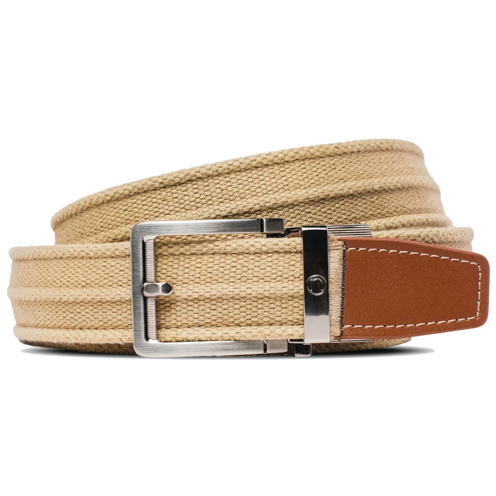 Nexbelt Balboa Sand Washed Canvas Ratchet Belt - Tan