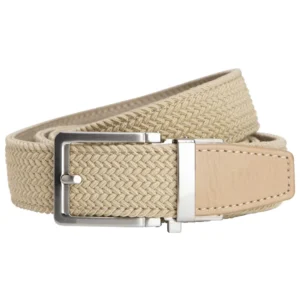 Nexbelt Braided Tan Golf Ratchet Belt