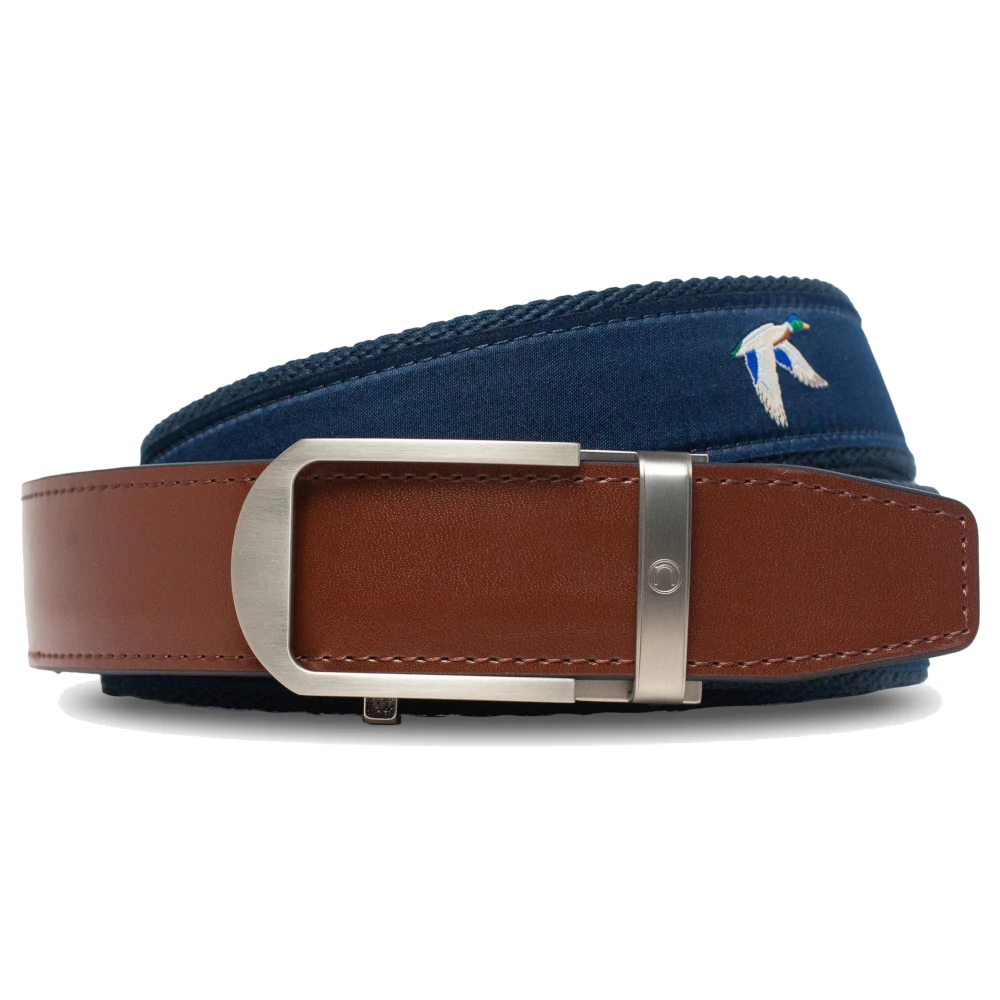 Nexbelt Waterfowl Navy Outdoor Ribbon Ratchet Belt