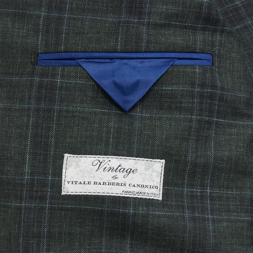 Onward Reserve Barberis Hedge Plaid Sport Coat - Hedge