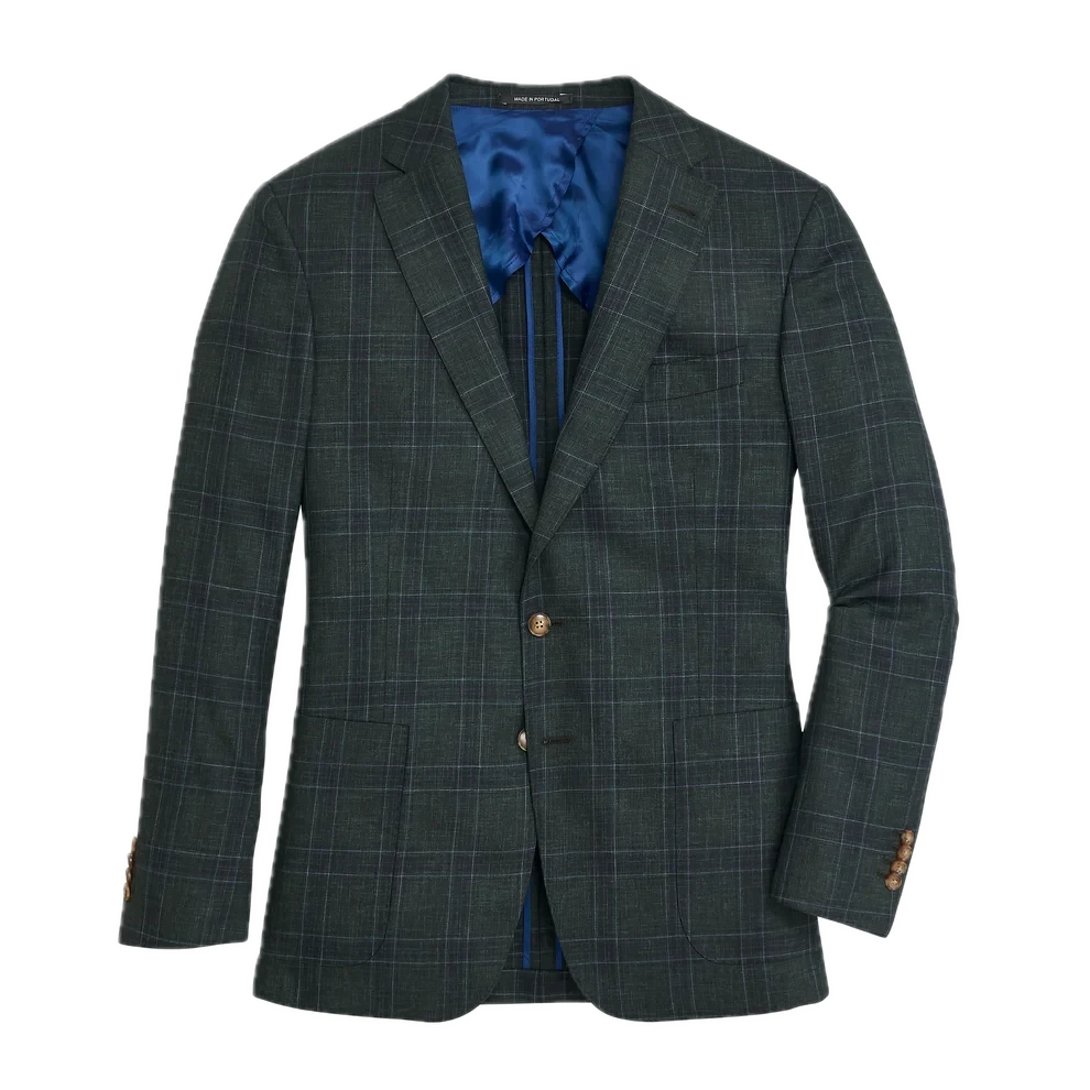 Onward Reserve Barberis Hedge Plaid Sport Coat - Hedge