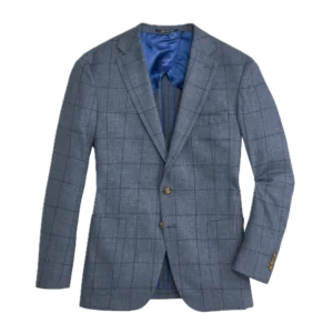 Onward Reserve Barberis Captains Windowpane Sport Coat - Captain's Blue