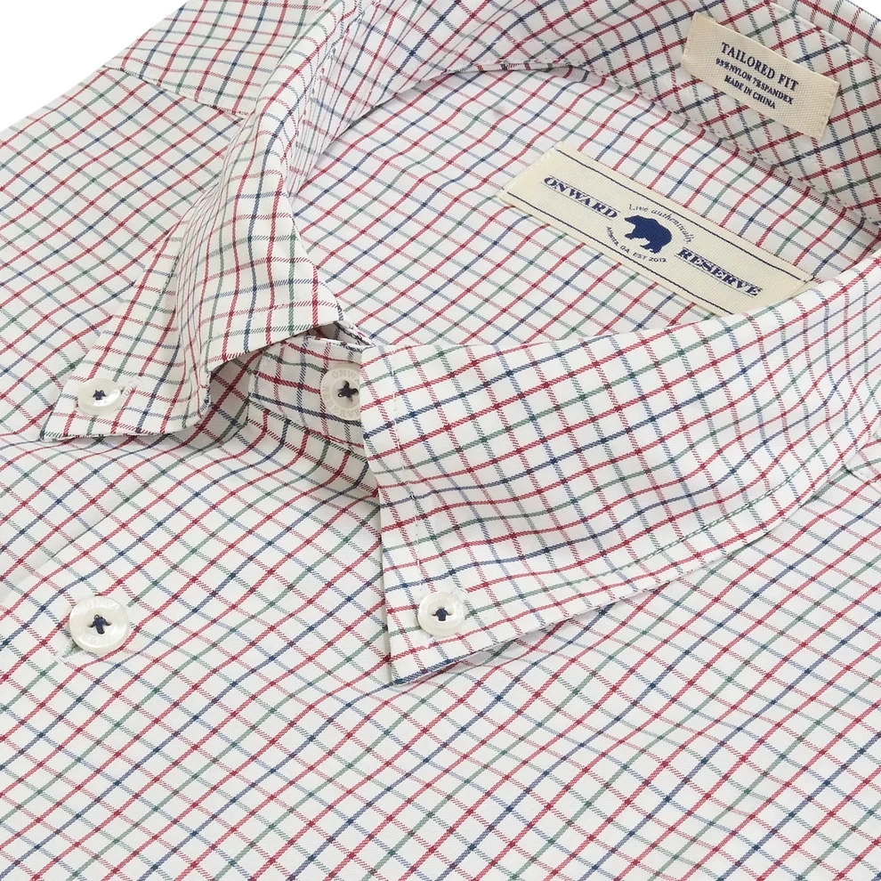 Onward Reserve King Tailored Fit Performance Shirt - Brick Red