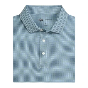 Onward Reserve League Printed Performance Polo - Ensign Blue