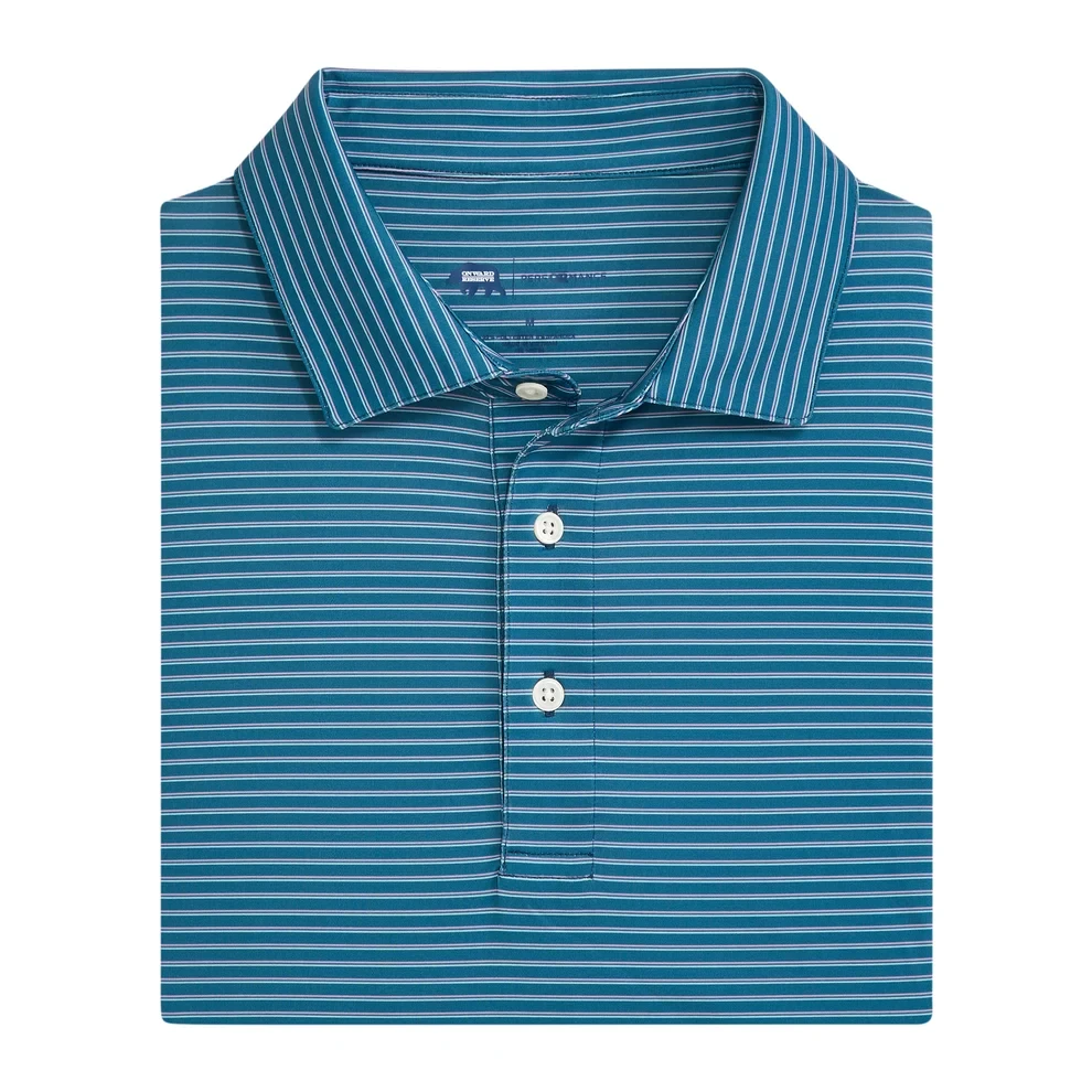 Onward Reserve Scout Stripe Performance Polo - Captain's Blue Onward Reserve Scout Stripe Performance Polo - Captain's Blue