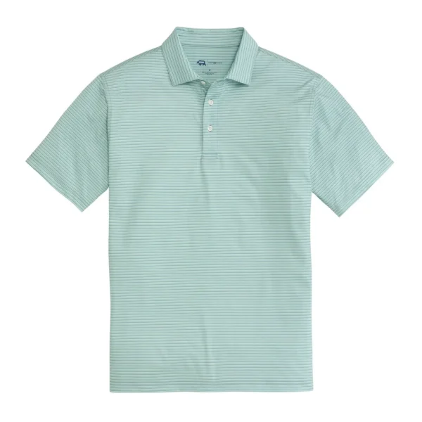 Onward Reserve Scout Stripe Performance Polo - Surf