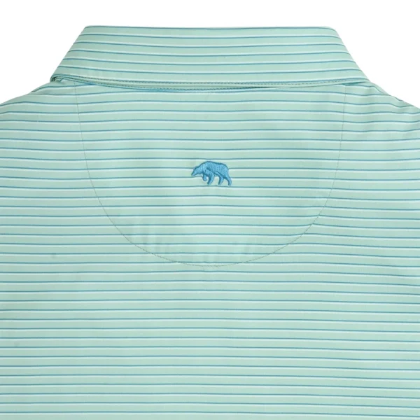 Onward Reserve Scout Stripe Performance Polo - Surf