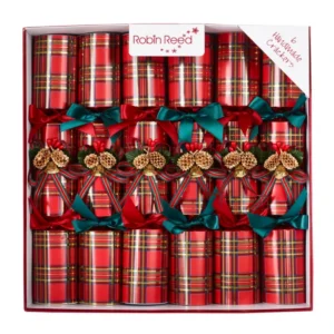 Robin Reed Highland Bells Christmas Party Crackers, Set of 6