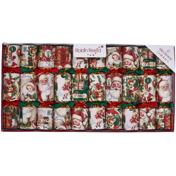 Robin Reed Time for Cheers Christmas Party Crackers, Set of 10