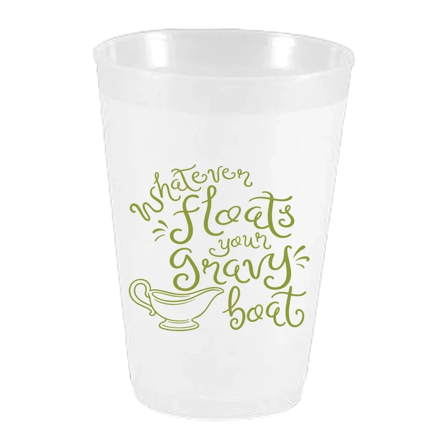 Sassy Cups Floats Your Gravy Boat Frost Flex Cups - 10 Pack