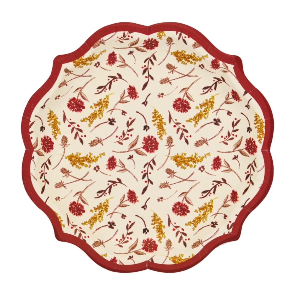 Sophistiplate Amber Harvest Salad Paper Plates, 8 Pack