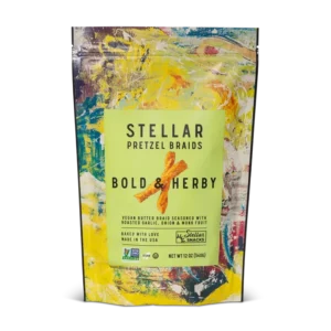Stellar Snacks Bold & Herby Pretzel Braids, 12 Oz.