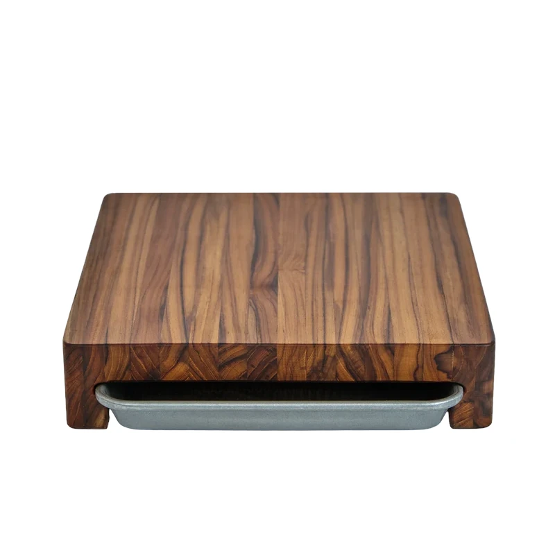 Teakhaus x USA Pan - Prep to Pan Cutting Board with Quarter Sheet Pan