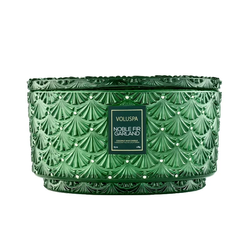 Voluspa Noble Fir Garland Centerpiece Candle