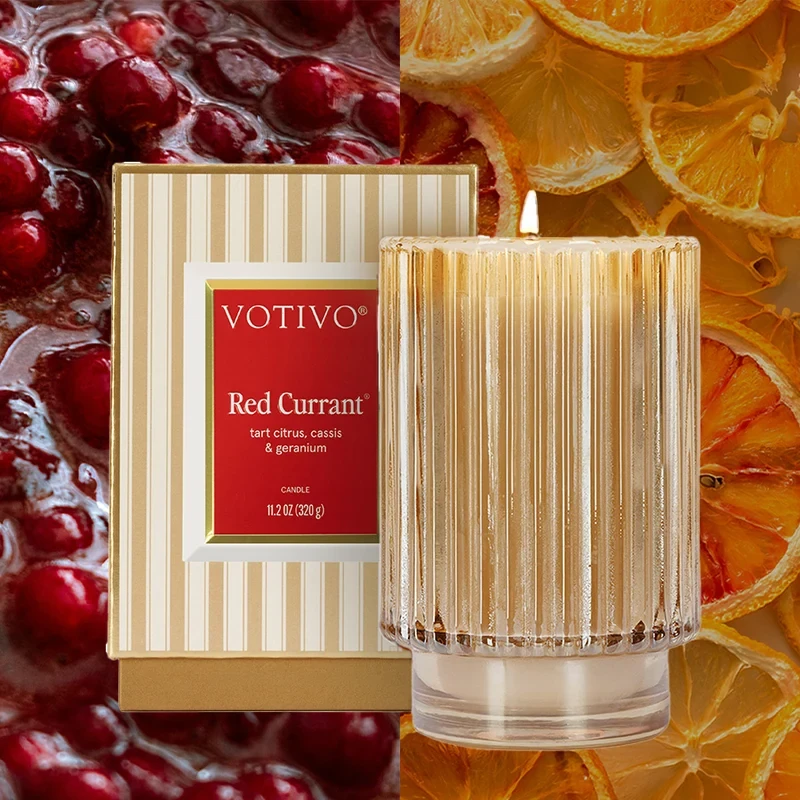 Votivo Red Currant Holiday Candle