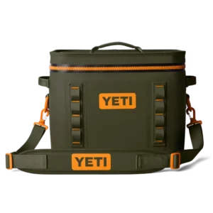 Yeti Hopper Flip 18 Soft Cooler - Olive/King Crab Orange