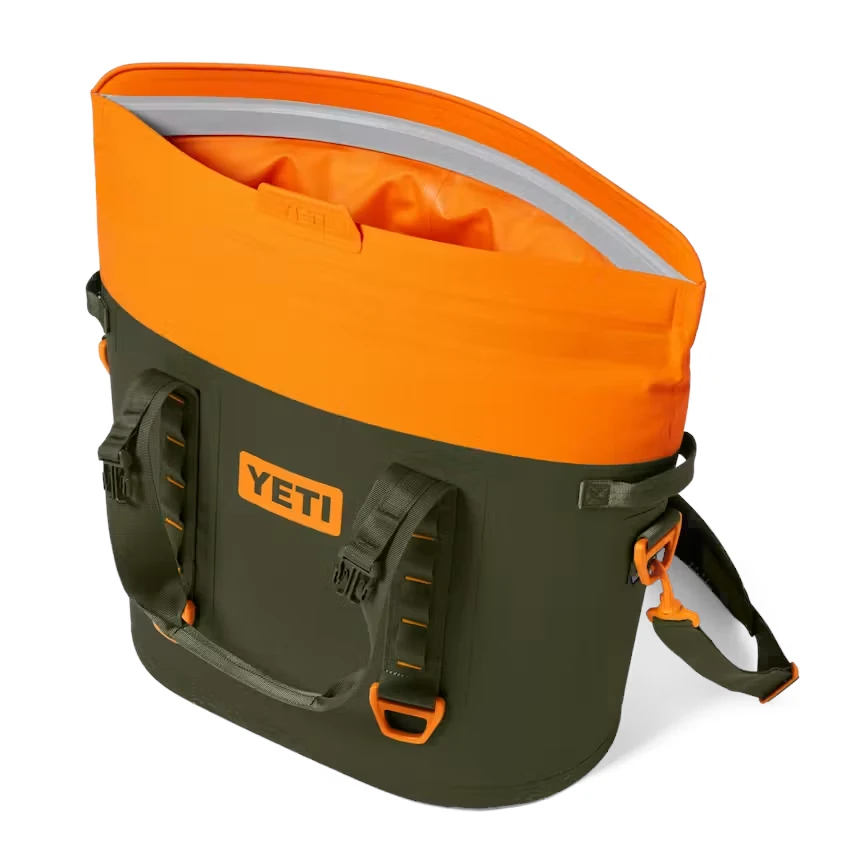 Yeti Hopper M30 Tote Soft Cooler - Olive/King Crab Orange