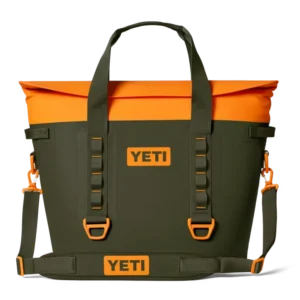 Yeti Hopper M30 Tote Soft Cooler - Olive/King Crab Orange