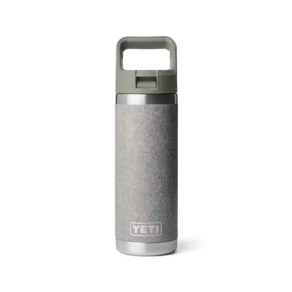 Yeti Rambler 18oz Water Bottle with Color-Matched Straw Cap - Riverhead Green