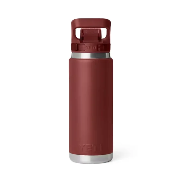 Yeti Rambler 26oz Water Bottle with Flip Chug Cap - Stag Red
