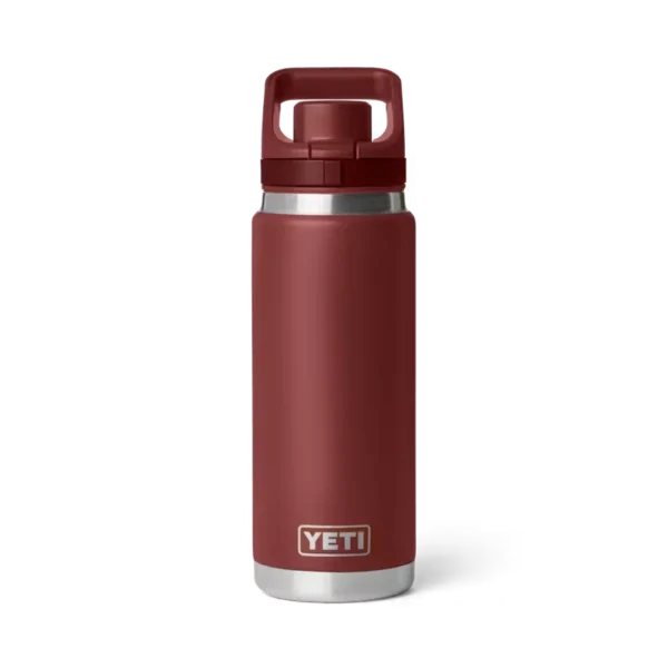 Yeti Rambler 26oz Water Bottle with Flip Chug Cap - Stag Red