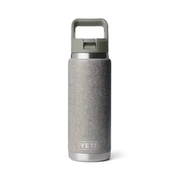 Yeti Rambler 26oz Water Bottle with Color-Matched Straw Cap - Riverhead Green