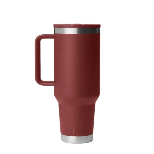 Yeti Rambler 40 oz Travel Mug with Straw Lid - Stag Red