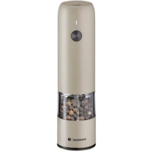 Zassenhaus Koln Rechargeable Salt or Pepper Mill - Gray
