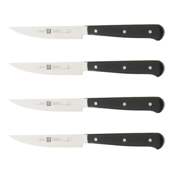 Zwilling 4-pc Porterhouse Steak Knife Set In Beechwood Box