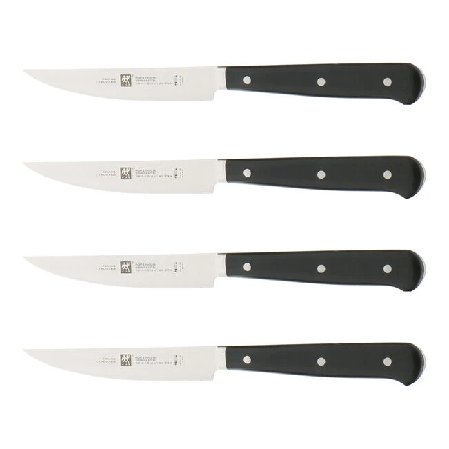 Zwilling 4-pc Porterhouse Steak Knife Set In Beechwood Box