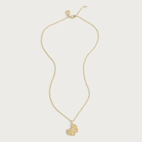 Anabel Aram Butterfly Gold Necklace3