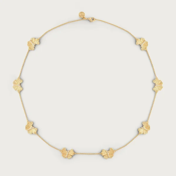 Anabel Aram Butterfly Station Necklace