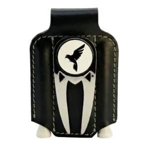 Birdie Clip Magnetic Leather Golf Clip & Wallet - Black
