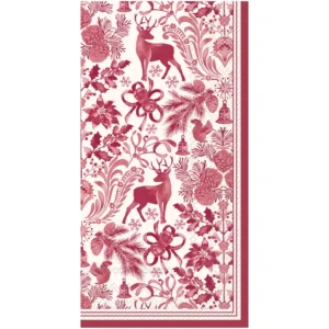 Boston International Brimsley Red Guest Towel