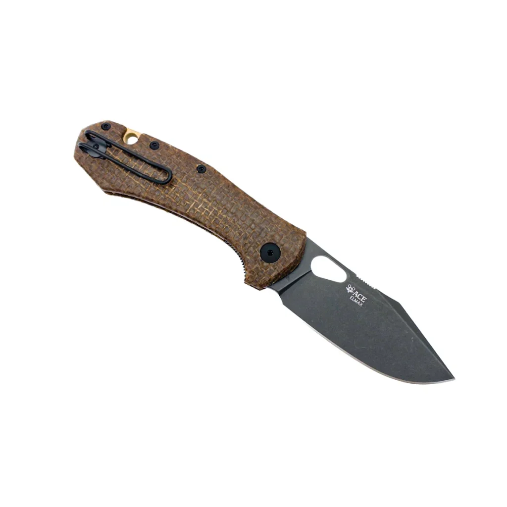 GiantMouse Atelier Knife - Burlap Micarta2