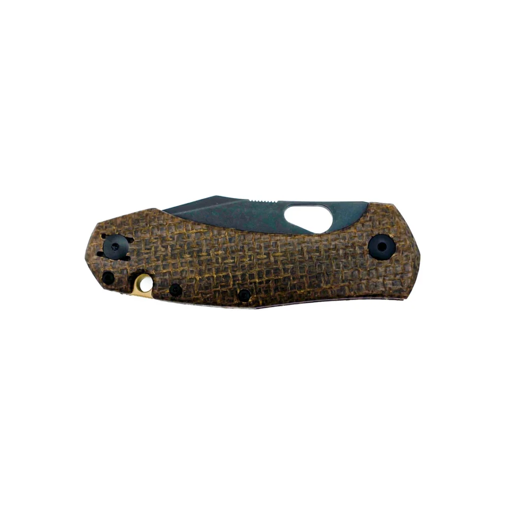 GiantMouse Atelier Knife - Burlap Micarta3