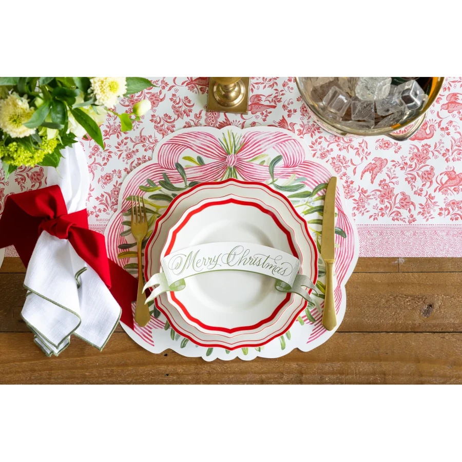 Hester & Cook Die-cut Mistletoe Placemat