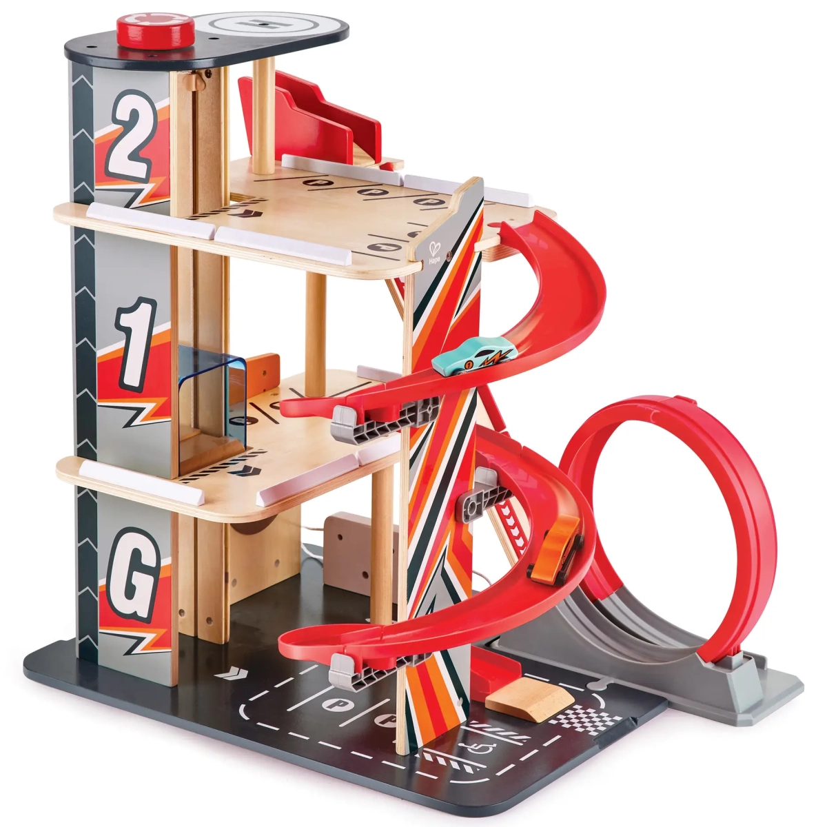 Hape Gearhead Stunt Garage