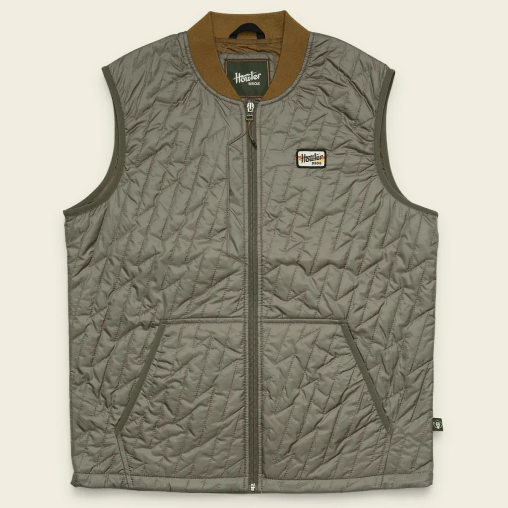 Howler Bros. Voltage Quilted Vest - Vetiver