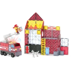 Magna-Tiles Fire Station 50 Piece Set