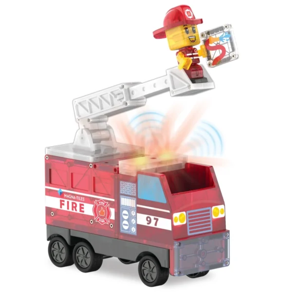 Magna-Tiles Fire Station 50 Piece Set2