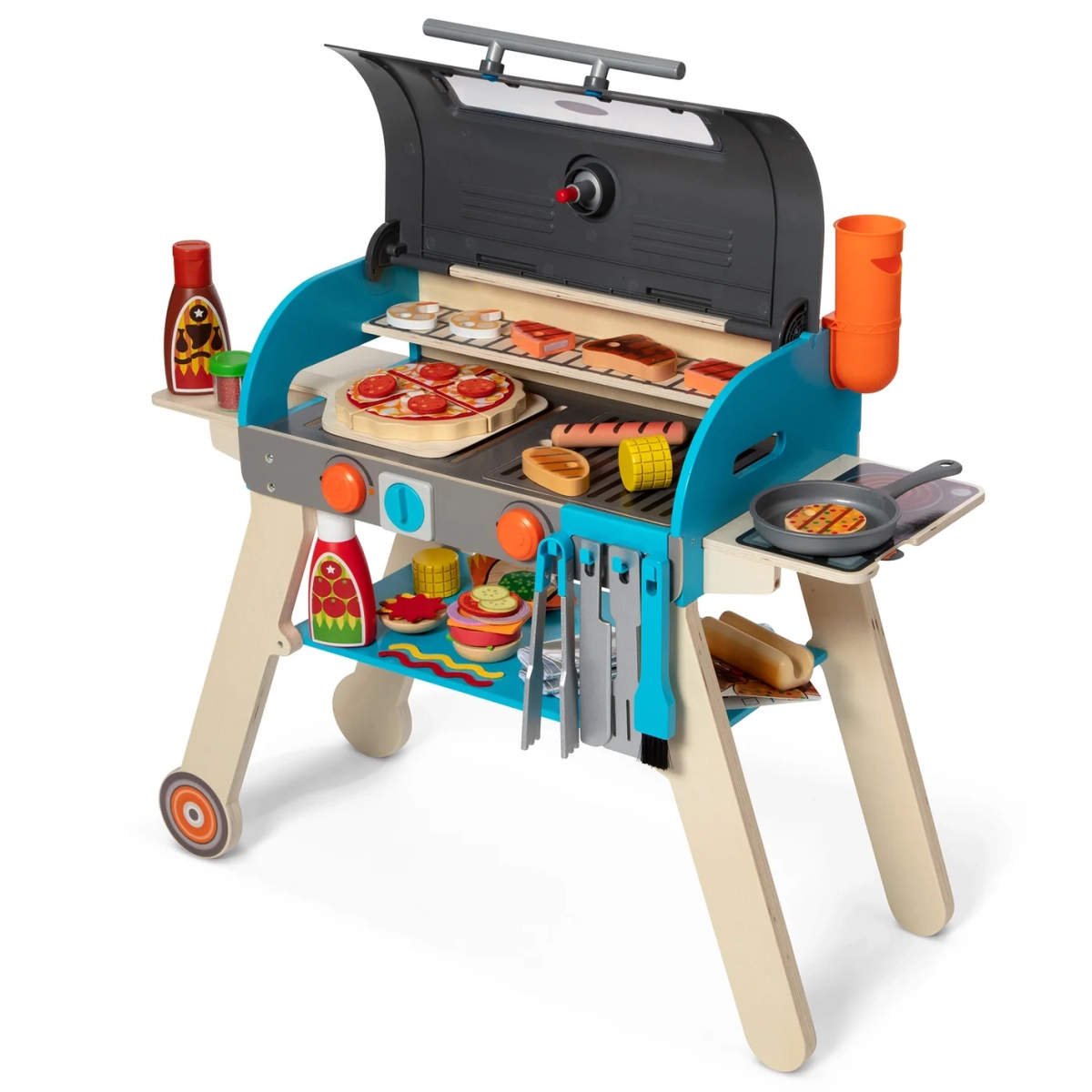 Melissa & Doug Deluxe Grill & Pizza Oven Play Set