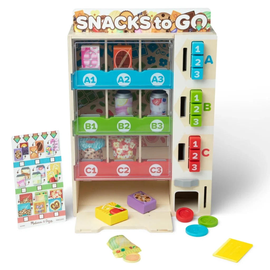 Melissa & Doug Sort, Stock, Select Wooden Vending Machine Play Set