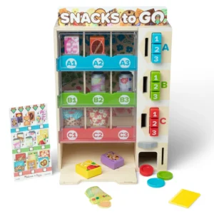 Melissa & Doug Sort, Stock, Select Wooden Vending Machine Play Set