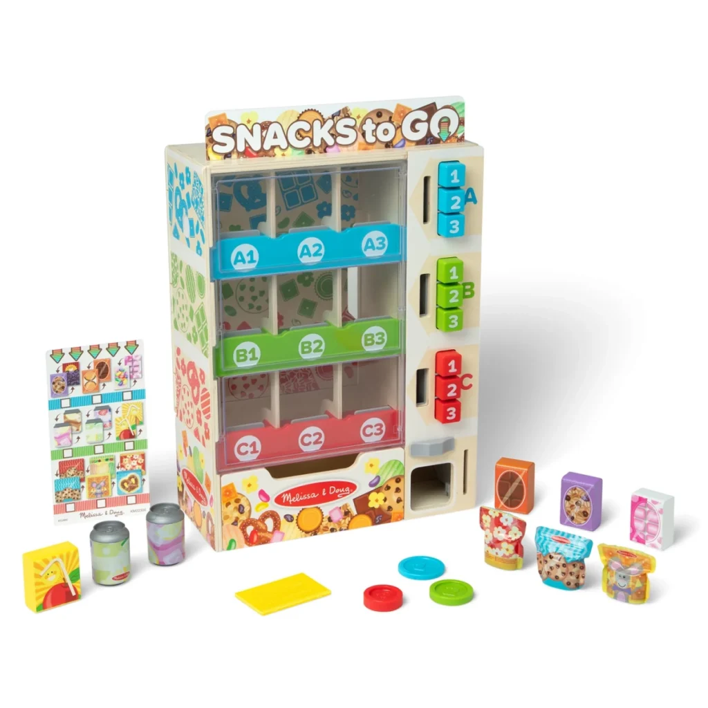 Melissa & Doug Sort, Stock, Select Wooden Vending Machine Play Set2