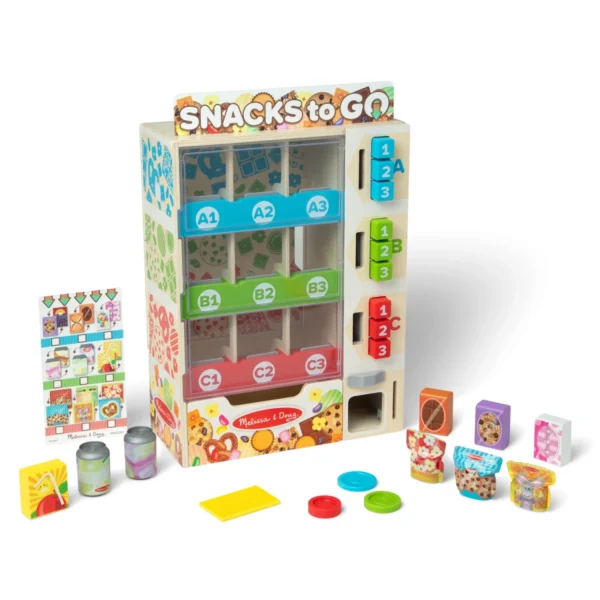 Melissa & Doug Sort, Stock, Select Wooden Vending Machine Play Set2